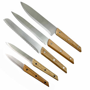 Ensemble de couteaux de chef japonais à manche en bois - Product Image 4