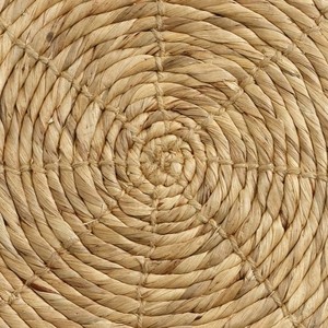 Mantel Individual de jacinto de agua hecho a mano tejido Natural grueso tapete de mesa redonda decoración de comedor ecológica de proveedor de artesanía de Vietnam - Product Image 5