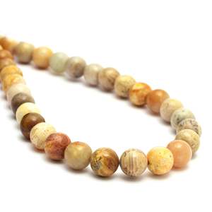 Cuentas Sueltas de Coral Natural, 0.8mm de Diámetro, 15 Pulgadas de Largo, Multicolores, para Joyería, Moda, Venta al Por Mayor - Product Image 6
