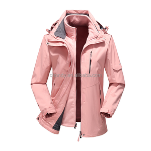 Veste décontractée fine pour femmes, printemps et automne, imperméable et coupe-vent, veste à capuche amovible pour le sport, vêtements de voyage - Product Image 5