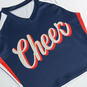 Ventes en gros à bas prix de tenues de cheerleading pour femmes, ensembles personnalisés avec votre propre logo, haute qualité, 100% polyester, OEM/ODM - Product Image 4