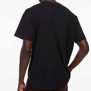 Camiseta de cuello redondo para mujer, Top liso negro, talla personalizada, nuevo diseño, alta calidad, venta al por mayor - Product Image 4