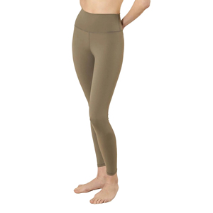 Leggings de Yoga Blancos de Cintura Alta, Largos, con Franja Lateral Acanalada, Sin Costuras, Elásticos en Cuatro Direcciones - Product Image 2