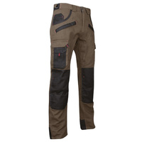 Pantalon de peintre à taille réglable best-seller vêtements de travail en gros pantalon en tissu polyester et coton à l'entrejambe renforcé à l'avant et à l'arrière