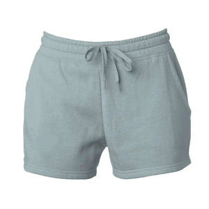 Shorts Cortos para Mujer, Cintura Elástica, Secado Rápido, Antiarrugas, 100% Algodón, Casuales, Ligeros, Cómodos, Lavados, Ideales para Todo el Día - Product Image 1