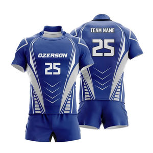 Maillots et shorts de rugby personnalisés en gros, créez votre propre uniforme de rugby de haute qualité, uniforme avec logo personnalisé - Product Image 4