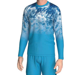 Venta al por mayor personalizado UPF 50 + camisas traje de pesca hombres pesca Jersey 100% poliéster sublimación de secado rápido camisa de pesca de manga larga - Product Image 5