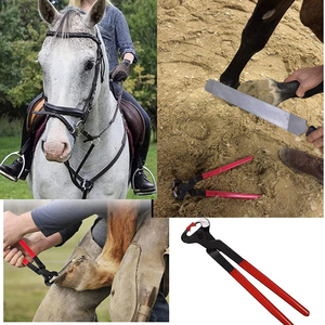 Kit d'instruments vétérinaires professionnels robustes et au design élégant pour le soin des chevaux, pince à sabots fabriquée à la main au Pakistan - Product Image 6