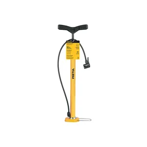 Mini pompa a mano Pretul ad alta pressione da 80 PSI da 6 unità Per scatola gonfiaggio manuale con Schrader realizzato in plastica di alluminio resistente