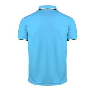 Polo para Hombre en Color Azul Cielo, Diseño Sencillo con Logotipo Bordado - Product Image 3