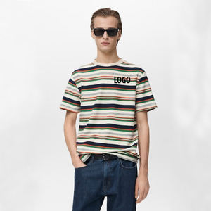 เสื้อยืดปักผ้ากำมะหยี่สำหรับผู้ชายสำหรับฤดูร้อนออกแบบได้ตามต้องการเสื้อยืดผ้าฝ้ายหลากสีปักลายตัวอักษรเสื้อยืดใส่ได้ทั้งชายและหญิงเสื้อยืดเฮฟวี่เวท - Product Image 3