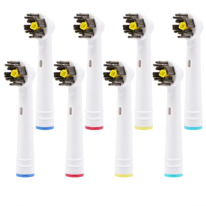 Super Slim Soft Round <b>Toothbrush</b> <b>Head</b> Replacements Generic for Oral Bs Electric <b>Toothbrush</b> Refills Wholesale OEM Factory - Product Image 1