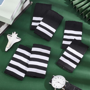 ป้ายปักลายสีน้ำเงินเข้มแบบคลาสสิกพร้อมป้ายติดโลโก้ออกแบบได้ตามต้องการสำหรับใช้เป็นชุดและบริการ - Product Image 3