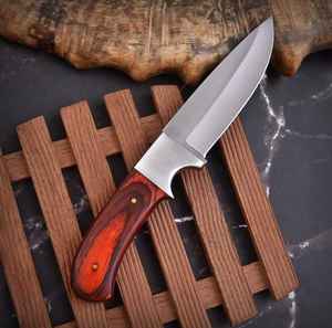 Couteau de chasse à dépecer fait main en acier à haute teneur en carbone de qualité supérieure avec manche et étui en cuir fin, couteaux en acier personnalisés - Product Image 6