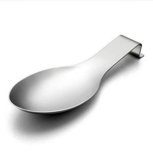 Repose-cuillère en acier inoxydable écologique, compatible lave-vaisselle et micro-ondes, support de cuisine en métal pour spatules, cuillères, pinces et plus encore - Product Image 4