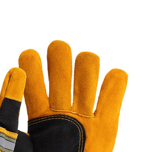Gants de sécurité robustes en cuir fendu à double paume pour travaux difficiles pour les applications en atelier - Product Image 2