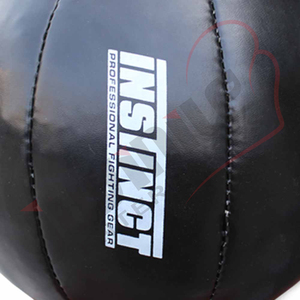 ลูกบอลออกกำลังกายแบบเย็บมือ Skintex PU สีดำ ทนทาน แข็งแรง ระดับมืออาชีพ ใช้ได้หลากหลาย  ผลิตจากโรงงานโดยตรง ปรับแต่งได้ - Product Image 2