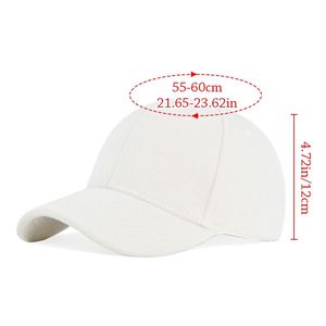Casual Men and Women Outdoor <b>Sunscreen</b> Suede Baseball Cap Adjustable 5-Panel Warm Sun Hat Breathable Visor Cap - Product Image 6