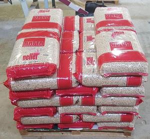 Pellets de madera A1 ecológicos de calidad, mezcla de abeto, pino, haya y acacia, con 6% de humedad en bolsas de 15 kg - Product Image 6