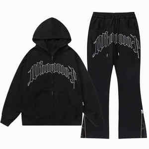 ชุดเสื้อมีฮู้ดแบบรูดซิปสำหรับคุณแม่ชุดเสื้อฮู้ดกันหนาวมีฮู้ดสำหรับผู้ชายชุดเสื้อผ้ามีฮู้ดขนาดพิเศษระบายอากาศได้มีน้ำหนักเบาออกแบบได้ตามต้องการ - Product Image 3