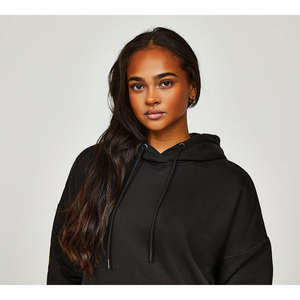 Ensemble de survêtement en coton pour femmes, logo brodé personnalisé, jogging, sweat-shirt à capuche, motif uni, étiquette privée, survêtement personnalisé - Product Image 5