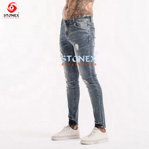 2023 OEM Pantalons skinny de haute qualité Pantalons en jean de marque pour hommes Pantalons en jean personnalisés pour hommes - Product Image 4