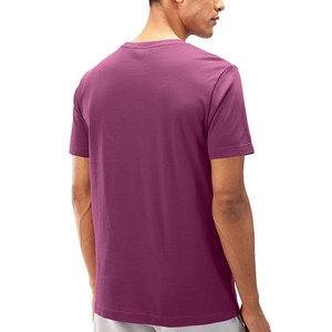 2023 T-shirt en coton pour hommes coupe ajustée de haute qualité Logo d'impression numérique personnalisé meilleur prix 100% coton uni - Product Image 2
