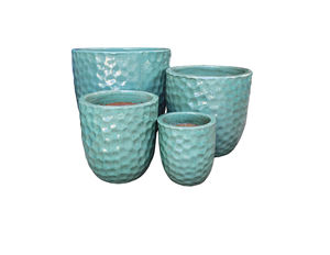 Juego de macetas de cerámica esmaltada para exteriores de alta calidad, el mejor vendedor, decoraciones de calidad para el hogar y el jardín para suministros de jardinería - Product Image 3