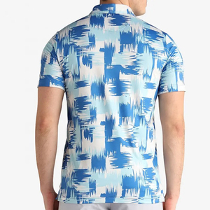 Nouvelle arrivée polos à sublimation à prix raisonnable logo personnalisé design respirant confortable polo pour hommes - Product Image 6