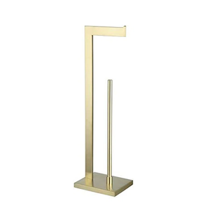 Hot Selling Metal Standing <b>Black</b> Powder Coated <b>Tissue</b> <b>Paper</b> Roll Stand <b>Paper</b> Storage Rack for Home & Hotel Washrooms Usage Stand - Product Image 5