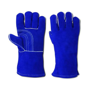 Gants de soudage en cuir de protection de la meilleure qualité, conçus avec une résistance à la chaleur, à prix raisonnable - Product Image 4