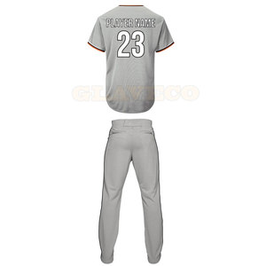 Tenues de baseball de qualité supérieure, respirantes, grandes tailles, 100 % polyester, matériau durable, sports de plein air - Product Image 2