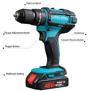 Taladro Eléctrico Inalámbrico Industrial <span class=keywords><strong>de</strong></span> 13 mm <span class=keywords><strong>a</strong></span> <span class=keywords><strong>Precio</strong></span> <span class=keywords><strong>de</strong></span> Fábrica, Herramienta Eléctrica Inalámbrica con Baterí<span class=keywords><strong>a</strong></span> <span class=keywords><strong>de</strong></span> Litio, Kit <span class=keywords><strong>de</strong></span> Herramientas <span class=keywords><strong>de</strong></span> <span class=keywords><strong>Destornillador</strong></span> Eléctrico - Product Image 6