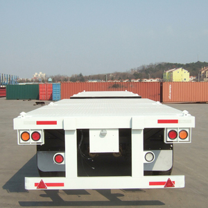Semirremolque de Plataforma Extensible de 40 pies y 3 Ejes |   Cama Baja Reforzada para Remolque de Plataforma Desplegable - Product Image 2
