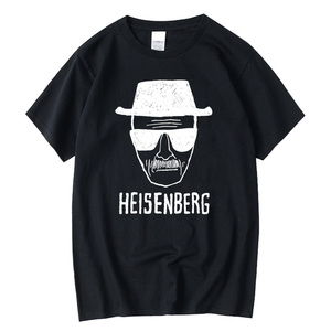 Người Đàn Ông Thời Trang Giản Dị Chất Lượng Hàng Đầu Ngắn Tay Áo 100% Cotton Lỏng Heisenberg In Áo Thun Casual Mens Áo Thun Mát Mùa Hè Người Đàn Ông Tops - Product Image 3