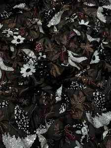 Bollywood elegante y elegante Sari de seda de espacio pesado con hermosas 4 lentejuelas con Katdana blusa Sari exclusiva Ropa Étnica elegante - Product Image 3