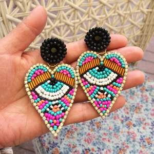 Thunderstorm ทางเลือกทำมือลูกปัดปักต่างหูห้อยอินเทรนด์สุดพิเศษทันสมัยและยอดนักออกแบบเครื่องประดับสำหรับผู้หญิง - Product Image 5