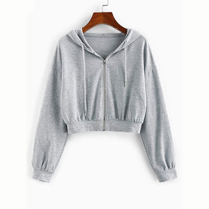 oversized crop top hoodies pullover casual streetwear winter fashion soft fleece adjustable hooded <b>sweatshirt</b> - Product Image 1