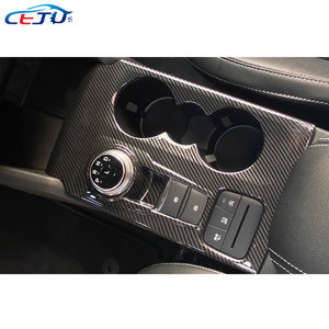 Kits de <span class=keywords><strong>Interior</strong></span> de coche con aspecto de carbono ABS, cubierta de Panel de portavasos de Control Central, pegatina para <span class=keywords><strong>Ford</strong></span> <span class=keywords><strong>Kuga</strong></span> ST Line Escape C482 2020-2025 - Product Image 5