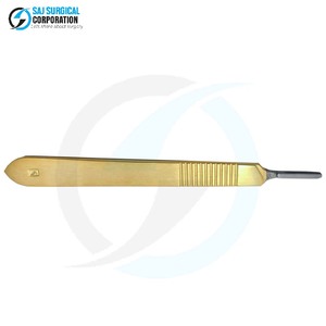 Mango de Bisturí Manual Duradero de Acero Inoxidable, Herramienta Médica con Certificación CE para Procedimientos de Corte Quirúrgico, Hospitales y Clínicas - Product Image 3