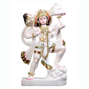 พระฮันูมาณ จิ พระพุทธรูปหินอ่อน |   พระพุทธรูปซันจีวานี บาจรังบาลี สำหรับบูชาที่บ้าน |   มาลิยาส - Product Image 1