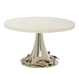 Support de gâteau de table de mariage décoratif poli en or Plateau à gâteau en métal personnalisé Centres de table Outils de gâteau - Product Image 2