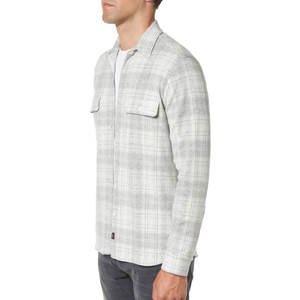 Camisa de Franela para Hombre Estilo Vintage, Otoño, Ecológica, Diseño a Cuadros, Manga Larga, Cierre de Botones, Personalizable, Cómoda, Informal para el Trabajo - Product Image 4