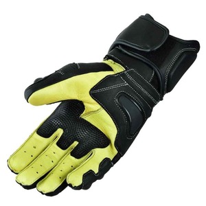 Gants de moto en cuir personnalisés en gros avec protection complète des doigts Gants de moto de course OEM pour le sport - Product Image 3