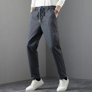 Pantalon de jogging décontracté sportif XL pour homme Pantalon de gym taille moyenne à séchage rapide de haute qualité avec ouverture à glissière et cordon de serrage plat - Product Image 3