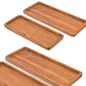 Meilleure vaisselle en bois de haute qualité, plateau de service de table au design moderne et vintage pour les fêtes de mariage à la maison à des prix abordables - Product Image 2