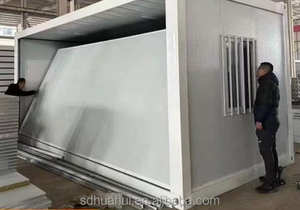 <span class=keywords><strong>Casa</strong></span> Contenedor Plegable de Dos Pisos de Acero de 20 pies HUAHUI, Oficina Prefabricada, <span class=keywords><strong>Casa</strong></span> Móvil Modular de Diseño Moderno, 2 Años - Product Image 3