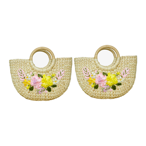 Producto popular Bolsos tejidos a mano en todos los estilos Totes, cestas, crossbodies y embragues con acentos naturales - Product Image 1