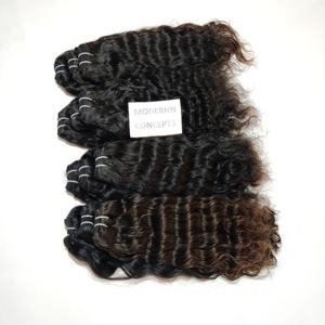 Extensiones de Cabello Humano Virgen Indio Natural Negro, Ondulado Profundo, Sin Procesamiento Químico, Paquetes Ondulados, Cabello Elegante - Product Image 5