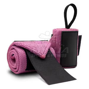 Poignets de gymnastique avec fermeture à crochet pour musculation et musculation - Product Image 1